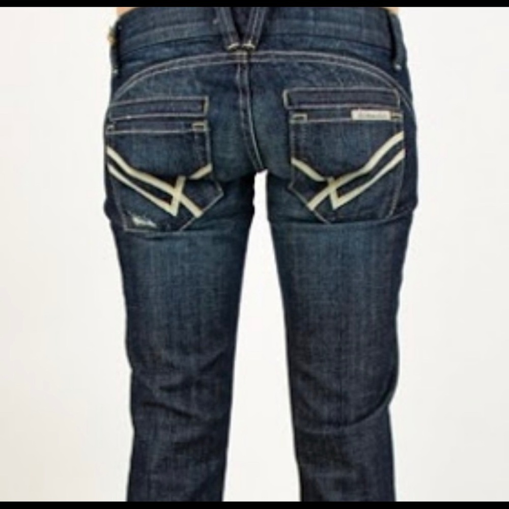 William Rast Savoy Ultra Low Rise Trouser Jeans